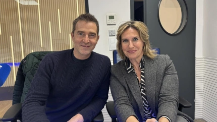 Fernando Gil junto a Cris