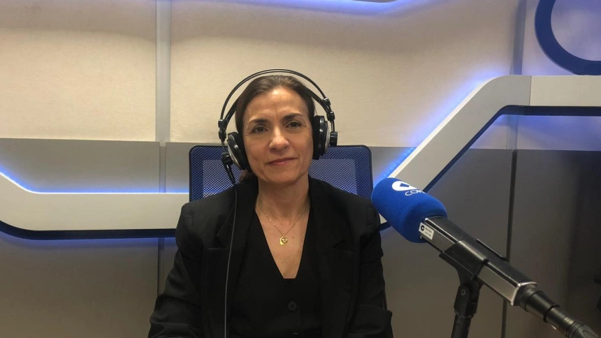 Raquel Carrasco en el programa de 'Mediodía COPE'