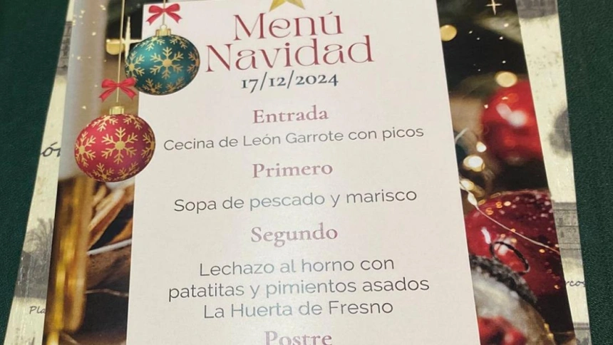 Menú navidad