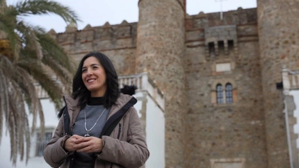 La candidata a la Secretaría General del PSOE de Extremadura