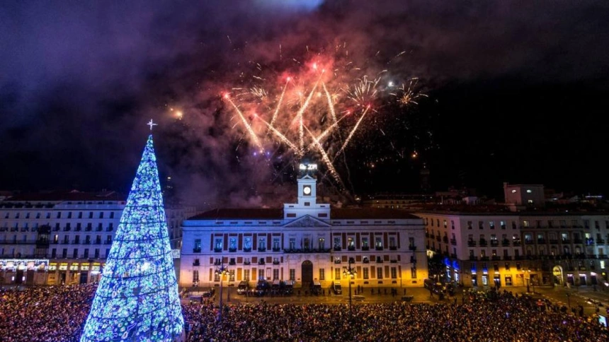 Año nuevo Puerta del Sol