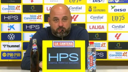 Manolo González, en rueda de prensa