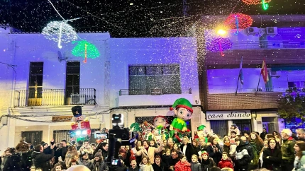 Papá Noel visita Malpartida de Cáceres