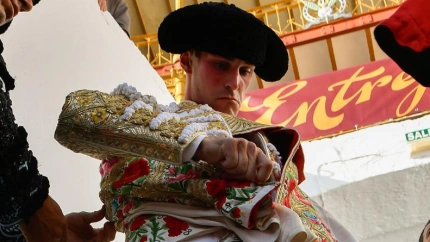 Fernando Adrián, antes de un paseíllo