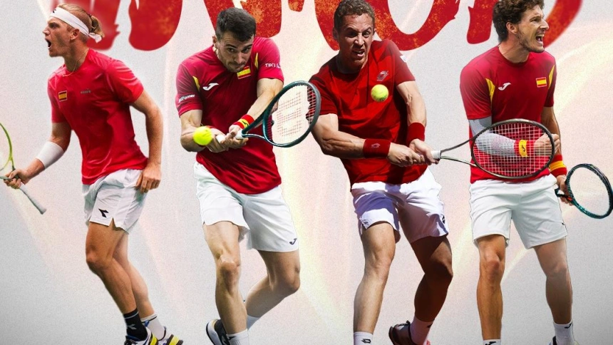 Alejandro Davidovich, Pablo Carreño, Pedro Martínez y Roberto Carballés jugarán la Copa Davis en Suiza