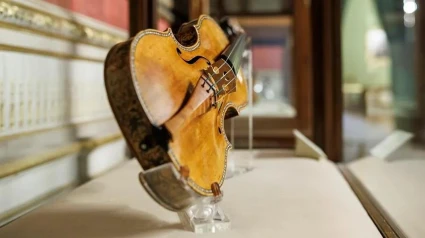 Uno de los violines Stradivarius de las colecciones reales