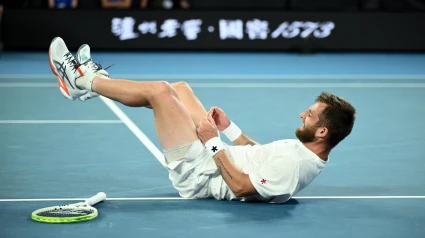 Corentin Moutet sufrió un desmayo poco antes de saltar a la pista para jugar contra Tien.