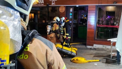 Incendio en bar del Casco Antiguo de Toledo