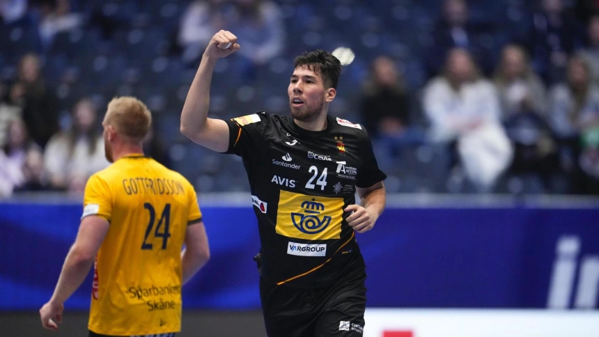 La selección española de balonmano empata ante Suecia