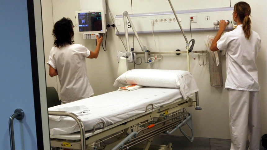 Barcelona, ​​España, el nuevo Hospital UCI Sant Pau