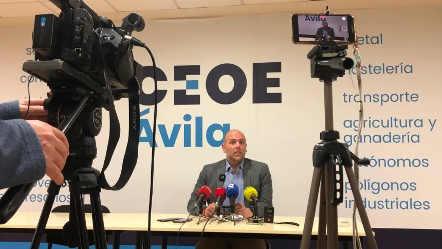Diego Diez, presidente de CEOE Ávila