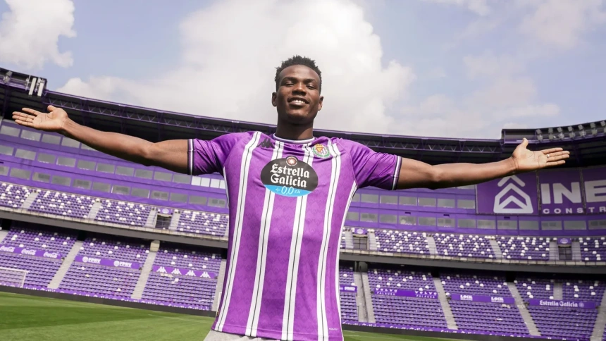 Juma Bah, jugador del Valladolid, se marchará al Manchester City.