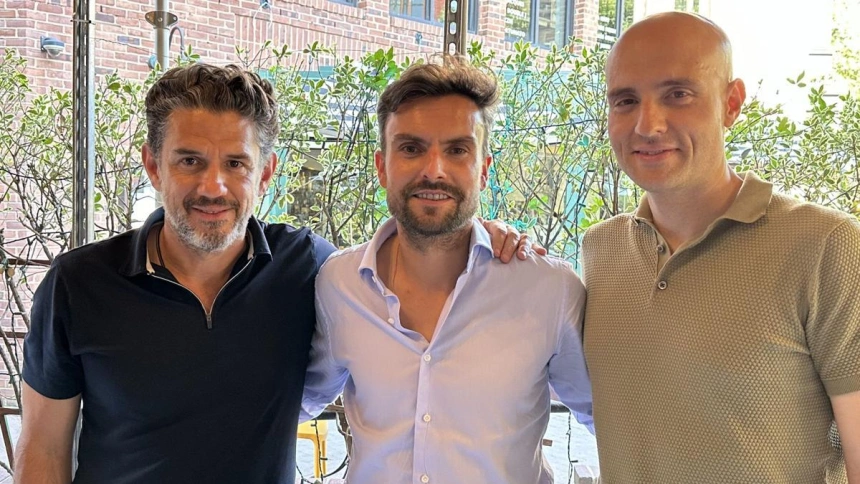 Alejandro Irarragorri, Rubén Albés y David Guerra