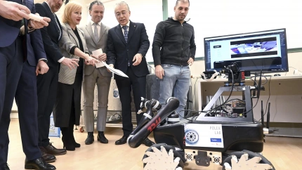 La consejera de Industria, Comercio y Empleo, Leticia García, inaugura los laboratorios tecnológicos del proyecto POLEA LAB