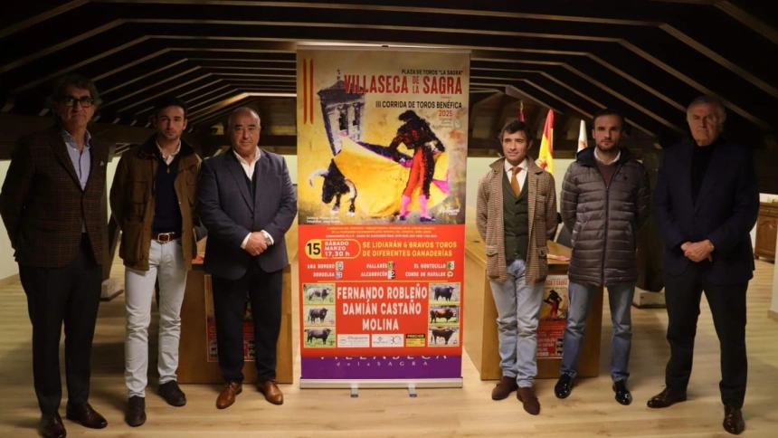 Presentación de la III Corrida Benéfica de Villaseca de la Sagra (Toledo)