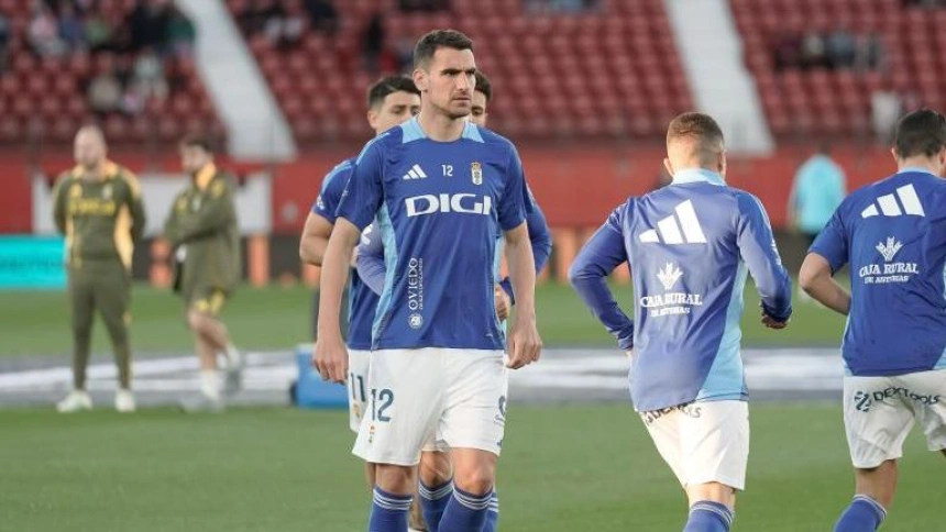 Dani Calvo, jugador del Real Oviedo en el Power Horse Stadium