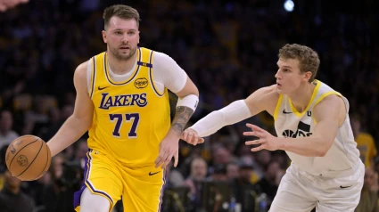 Luka Doncic, en su debut con Los Ángeles Lakers