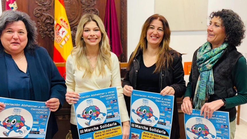 Presentación de la Ruta Solidaria a favor de Alzheimer Lorca