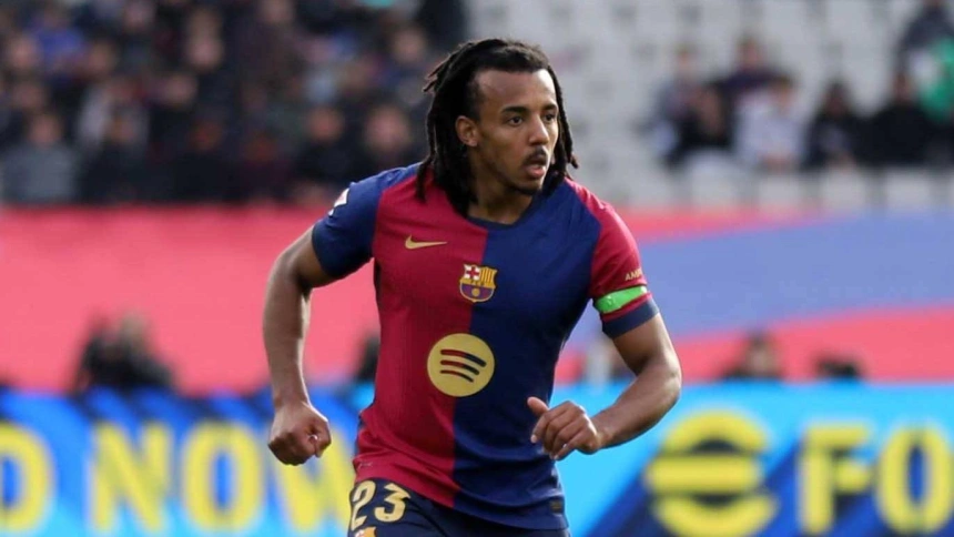 Jules Koundé, durante un partido del Barcelona en LaLiga.