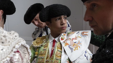 El novillero Marco Pérez, en El Albero