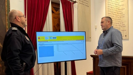 El jefe de la Policía Local de Lorca y el concejal de Seguridad presentan los datos de delincuencia