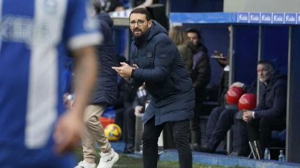 El entrenador del Getafe, José Bordalás, durante un encuentro de esta temporada