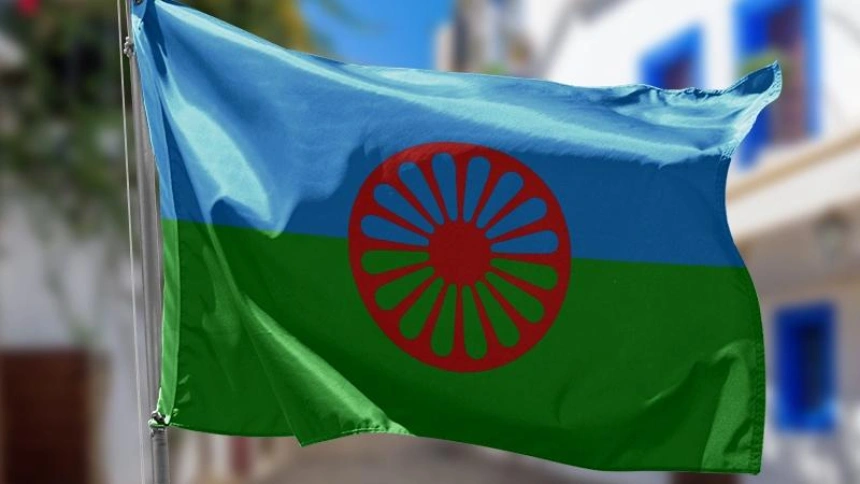 Bandera del pueblo gitano