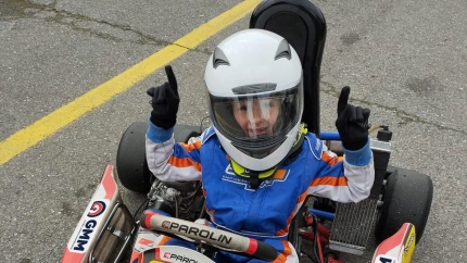 Aitor Otamendi: el niño que hace historia en el karting