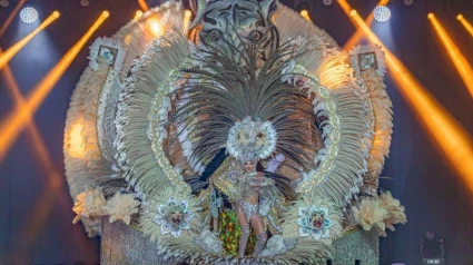 Zaira Gutiérrez en la Gala de Elección de la Reina del Carnaval