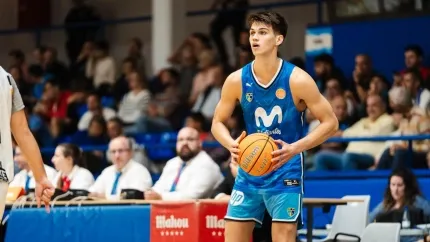 Giovannetti en un partido con el Movistar Estudiantes