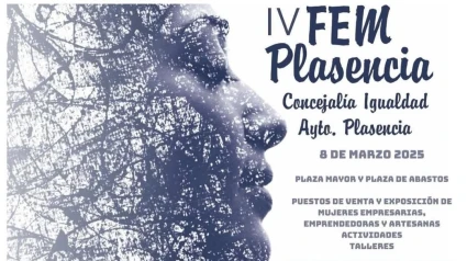 Cartel feria de la mujer Plasencia 2025