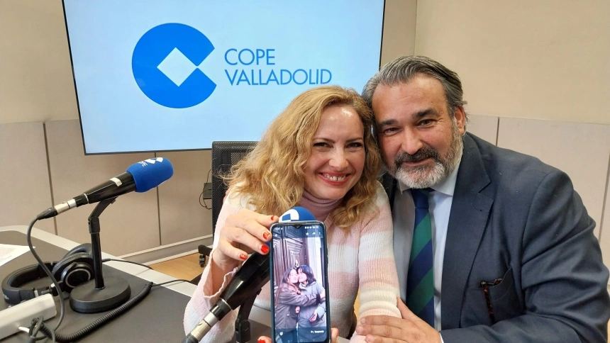 Henar y Sergio, padres de Elisa