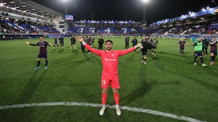 El Eibar se aleja del descenso con su triunfo por la mínima sobre el Almería.