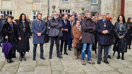 Representación institucional, social y política en el funeral de Paula Alvarellos