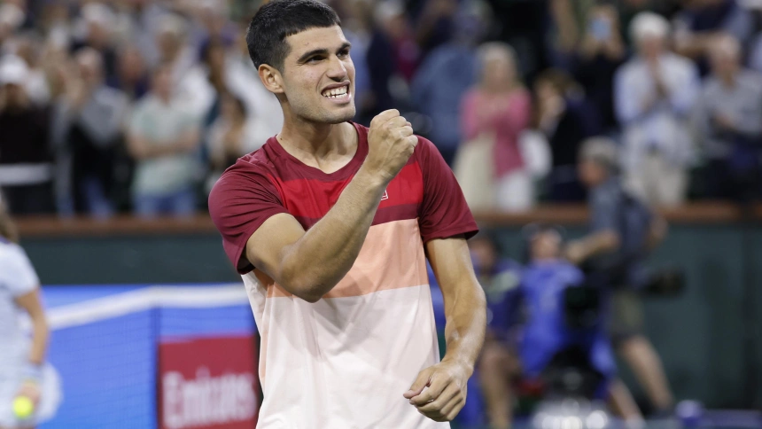 Carlos Alcaraz, tras ganar a Shapovalov
