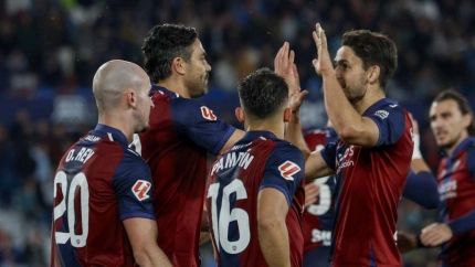 La plantilla celebra el último triunfo