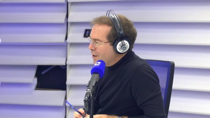 Javier Sierra en el estudio de Herrera en COPE