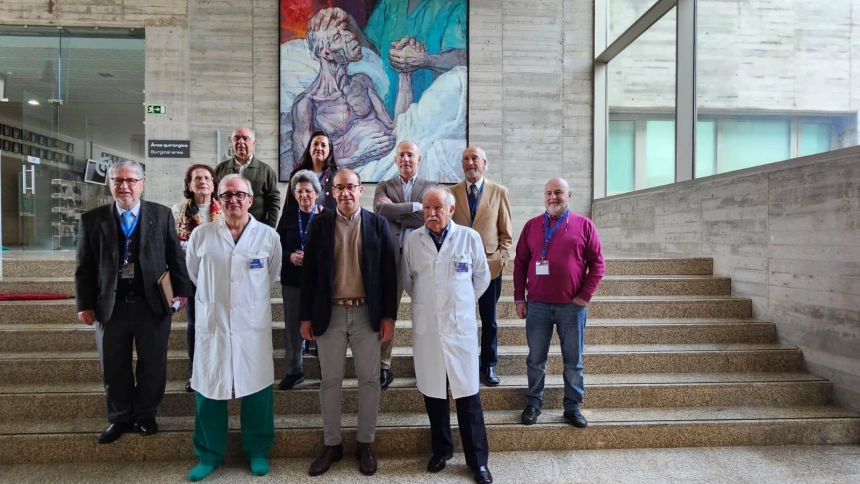 Rafa Mateos visita el Centro de Cirugía de Mínima Invasión Jesús Usón