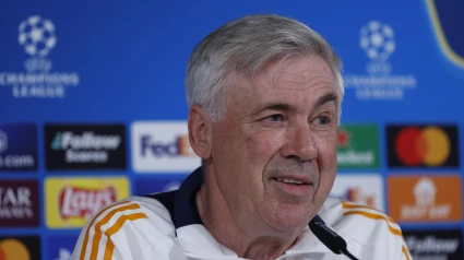 Carlo Ancelotti, en rueda de prensa