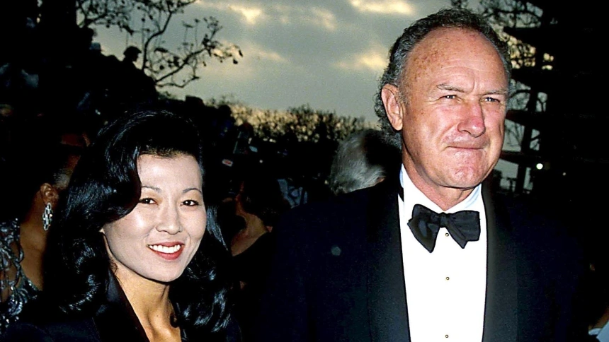Gene Hackman y su mujer