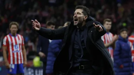 El Cholo Simeone, entrenador del Atlético de Madrid