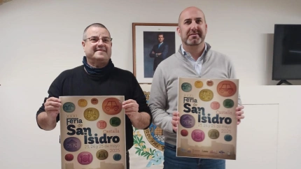 José Rico, concejal de la Feria San Isidro y Jesús López, alcalde de Castalla