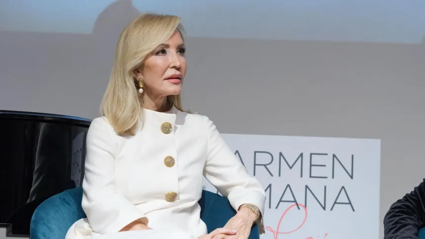 2STREEH Carmen Lomana presents her book "Pasion Por La Vida" at Club Monteverdi on February 19, 2025 in Madrid, Spain.