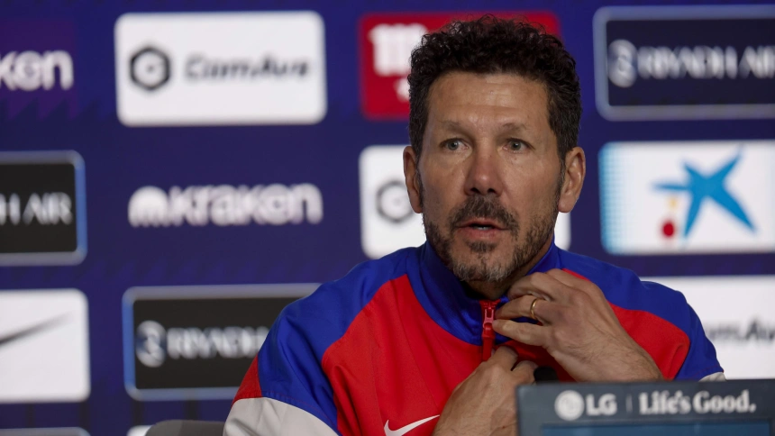 Diego Pablo Simeone, en rueda de prensa