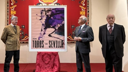 Santiago de León y Domecq, teniente de Hermano Mayor, y Ramón Valencia, empresario de Pagés