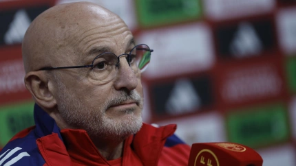 Luis de la Fuente, en rueda de prensa