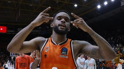 Montero celebra después de cerrar un gran partido