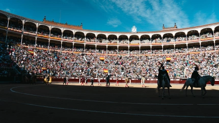 Paseíllo en la plaza de toros de Las Ventas