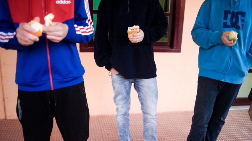 DTBF5H Remand home in Brea de Tajo, Spain. reform school reformatory children young teenager child minor reformatorio spanish education