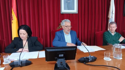 Miguel Fernández presidió este jueves su primer pleno como alcalde de Lugo